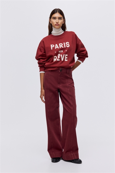 Широкие высокие джинсы 1304381003