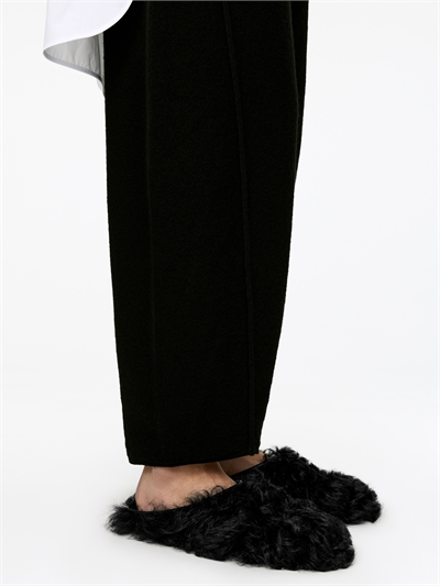 Мюли из стриженой кожи 1305302001