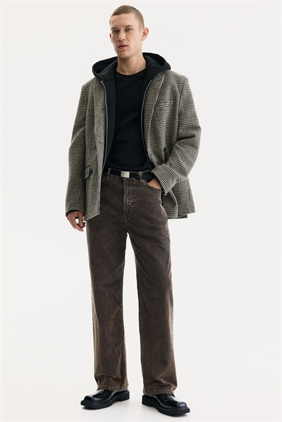 Вельветовые брюки с расслабленной посадкой 1306121001