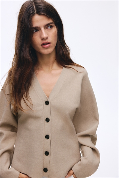 Кардиган с пеплумом из шелковой ткани 1307009002