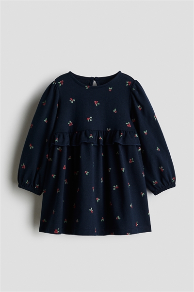 Платье из хлопка с принтом 1307236002