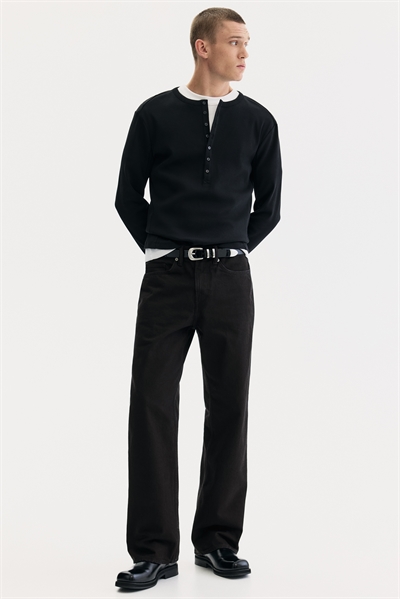 Прямые расслабленные джинсы 1318402004