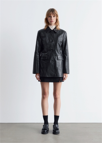 Кожаная куртка 1281764001