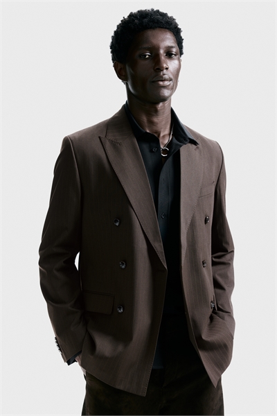 Двубортный пиджак Regular Fit 1295804003