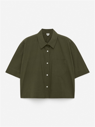 Хлопковая рубашка с короткими рукавами 1223611004