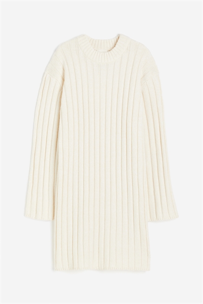 Платье из трикотажа в рубчик 1189589001