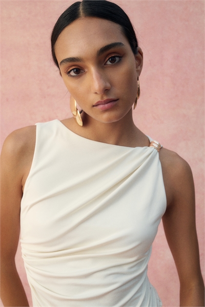 Топ с драпировкой 1300592003