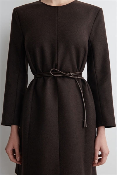 Кожаный ремень в виде шнура 0874252012