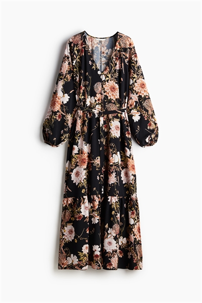 Платье из крепа с завязывающимся поясом 1226566012