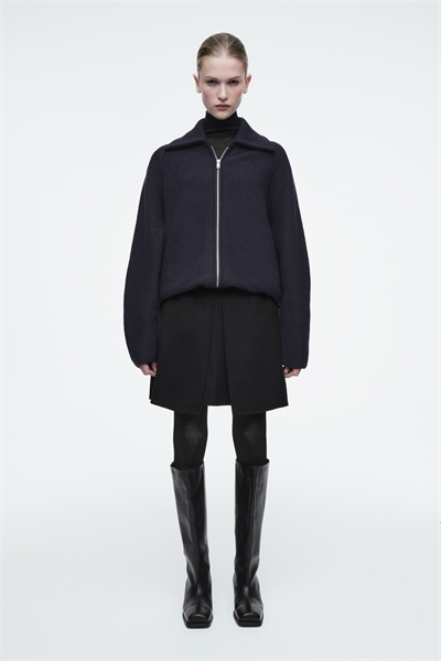 Шерстяная мини-юбка 1256710001