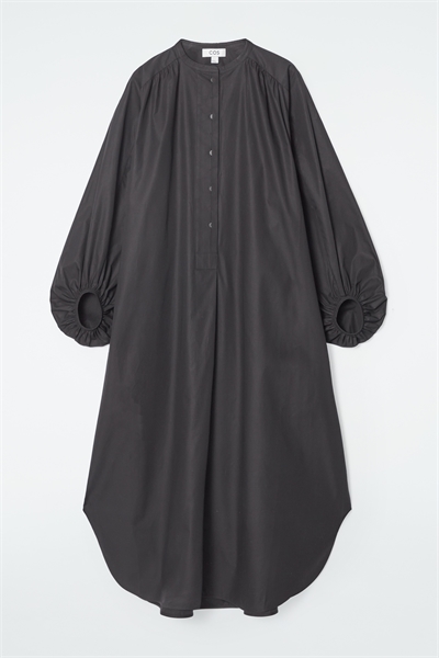 Платье-миди с рукавами-баллонами 1266873001