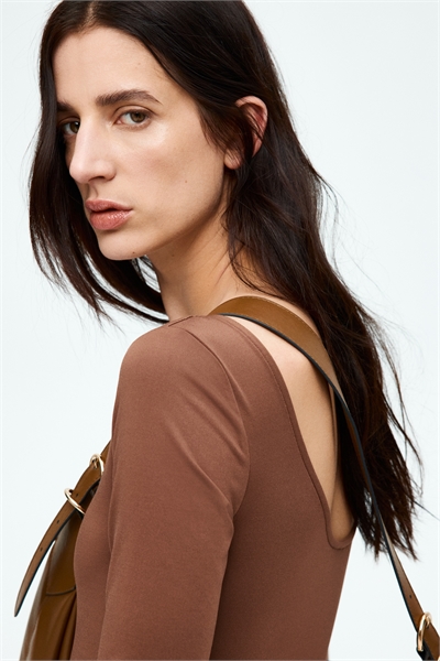 Топ с круглым вырезом 1280291003