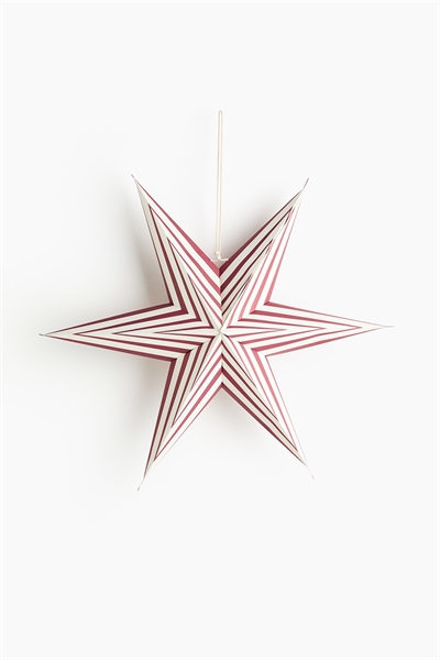 Абажур в виде бумажной звезды 1323509001