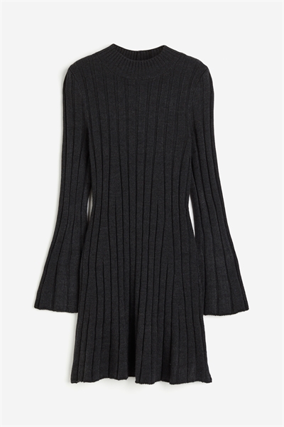 Платье из ребристого трикотажа 1227294002