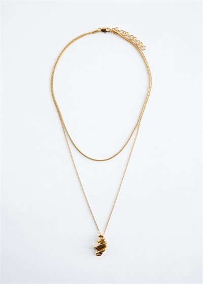 Ожерелье с многослойной подвеской 1306387001