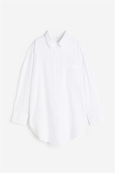 Рубашка из льняной смеси 1122105012