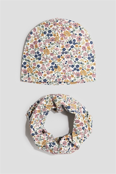 Комплект из двух частей: шапочка и шарф-труба 1237639001
