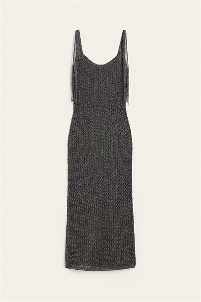 Платье из блестящего пуантельевого трикотажа 1182289001