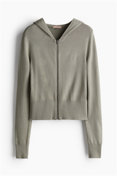 Куртка с капюшоном из тонкого трикотажа 1242865001