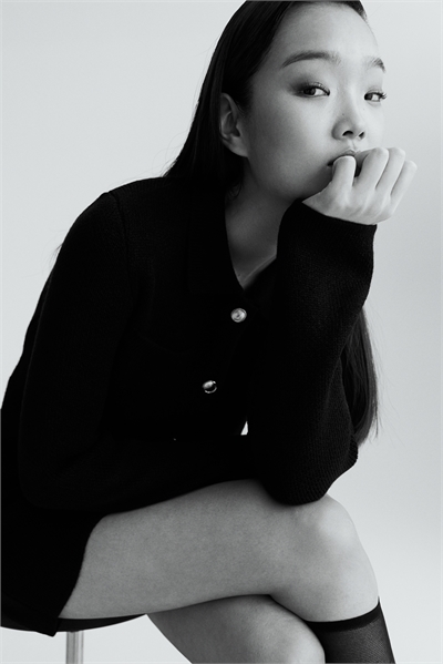 Кардиган из тонкого трикотажа с воротником 1259475001