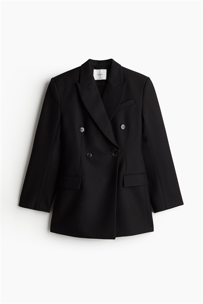 Двубортный блейзер с талией 1253169001