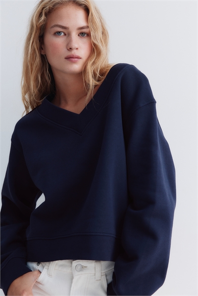 Толстовка с V-образным вырезом 1309714002