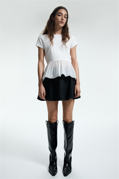 Круглая мини юбка 1310371002