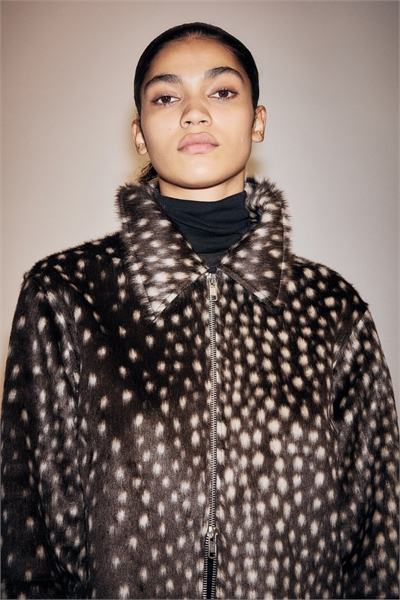 Куртка из пушистой ткани 1313545001