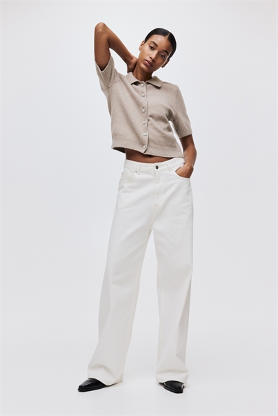 Кардиган с короткими рукавами и воротником 1315272001