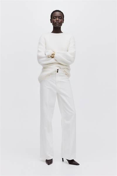 Широкие высокие джинсы 1317128002