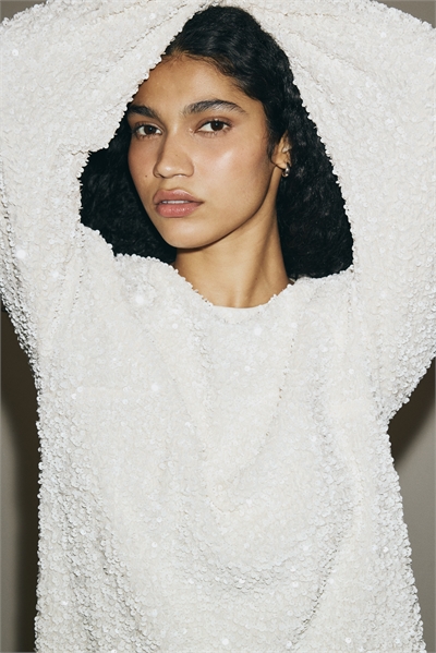 Мини-платье с блестками 1320081002