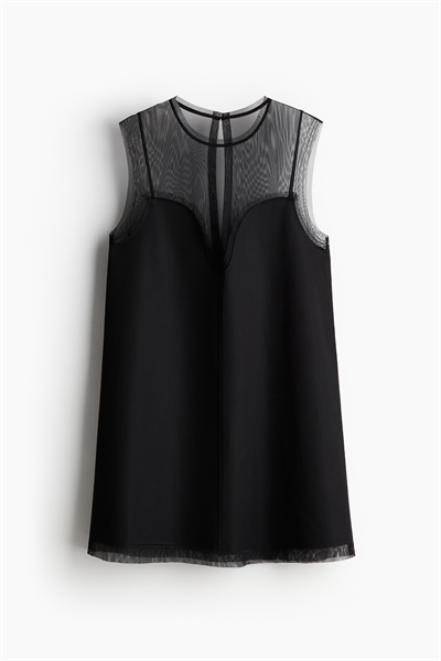 Атласное платье из многослойного крепа 1249311003