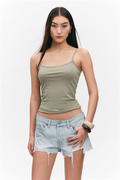 Облегающая майка на тонких бретельках 1277935001