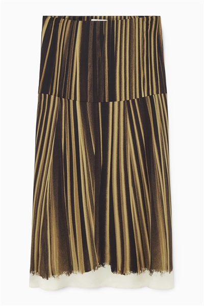 Юбка-миди с принтом 1214205001