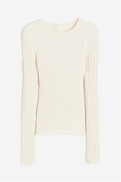 Трикотажный топ в рубчик 1218428001