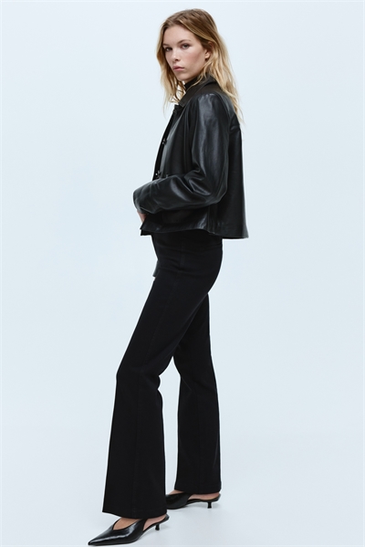 Расклешенные высокие джинсы 1313469006