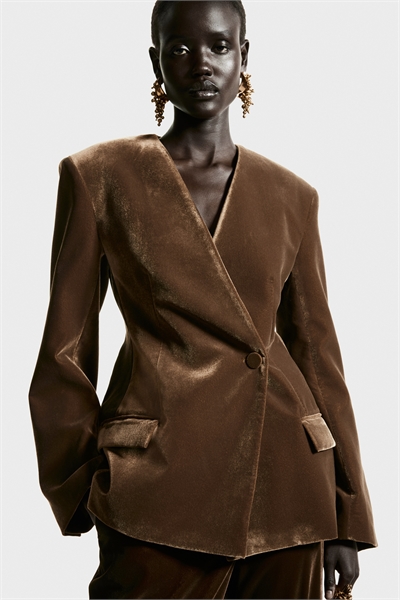 Бархатный блейзер 1319786001