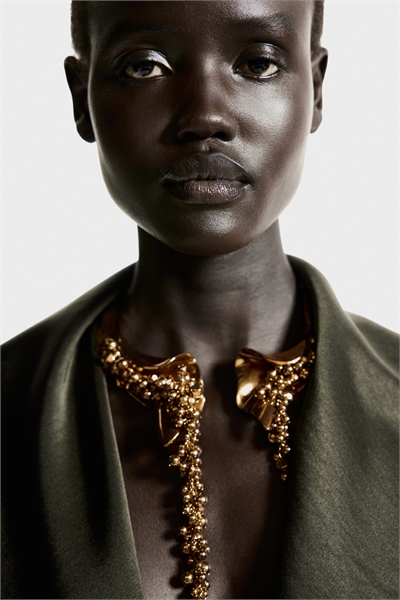 Ожерелье с петлями, украшенными бусинами 1323560001