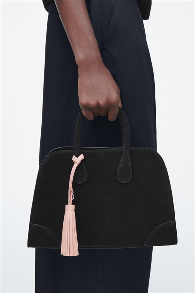 Кожаная сумка с кисточками 1273650002