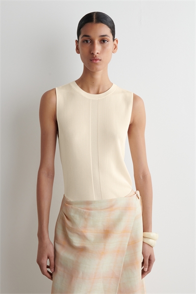 Ребристый трикотажный танк-топ 1273704003