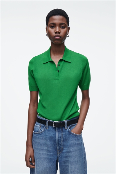 Рубашка-поло из шерсти мериноса 1271687002