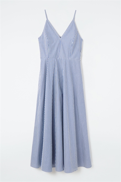 Платье-миди в полоску 1240955001