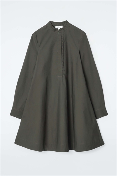 Платье-мини с оборками 1246773002