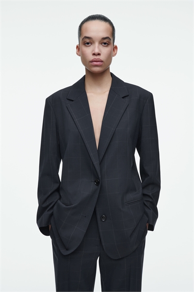 Блейзер оверсайз в клетку 1267097001