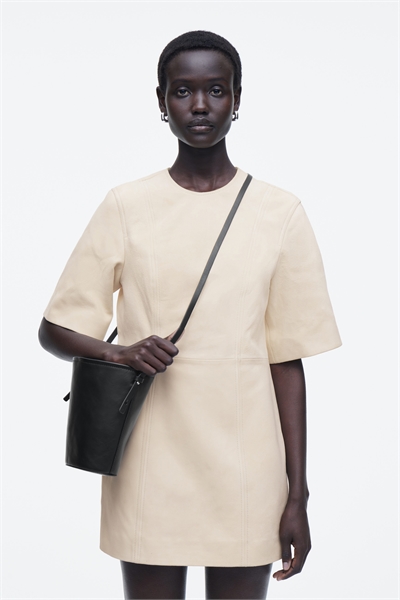 Мини-сумка-ведро - кожа 1276213001