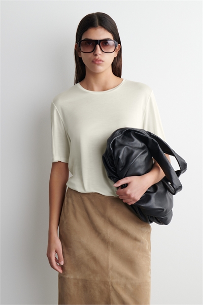 Футболка из трикотажного шелка 1282810002