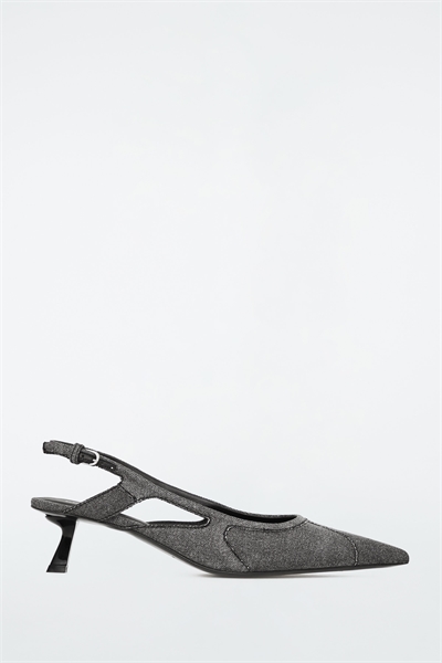 Джинсовые туфли с открытой пяткой 1211982003