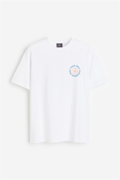 Футболка с принтом свободного кроя 1032522104