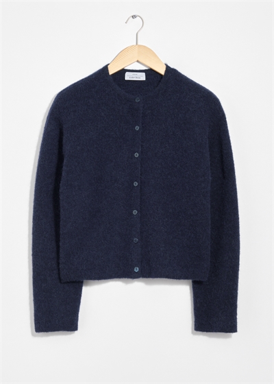 Вязаный кардиган из смеси альпаки 1195465022