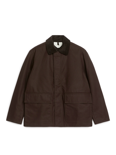 Куртка из вощеного хлопка 1236674001